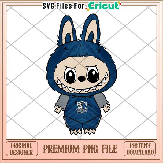 Dallas mavericks labubu png, nba png, basketball american png