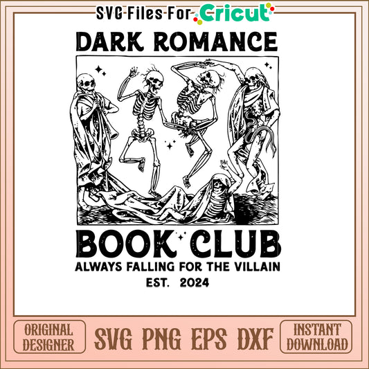 Dark Romance Book Club SVG