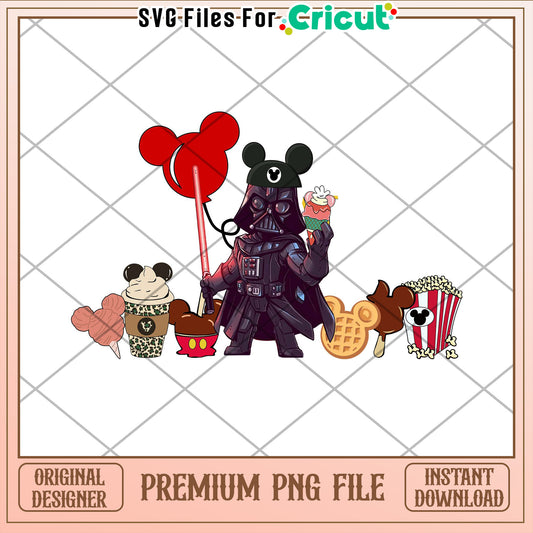 Darth Vader Disney PNG Sublimation
