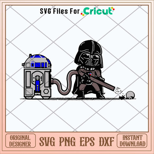 Darth Vader Vacuum Cleaner Svg-Svgfilesforcricut