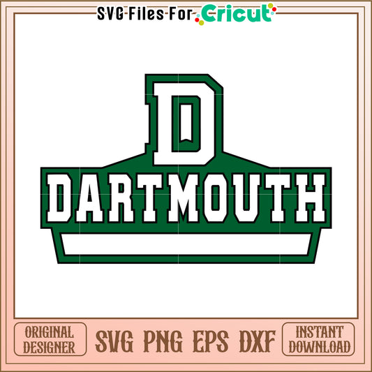 Dartmouth College SVG Design for Cricut, perfect for custom projects and crafts