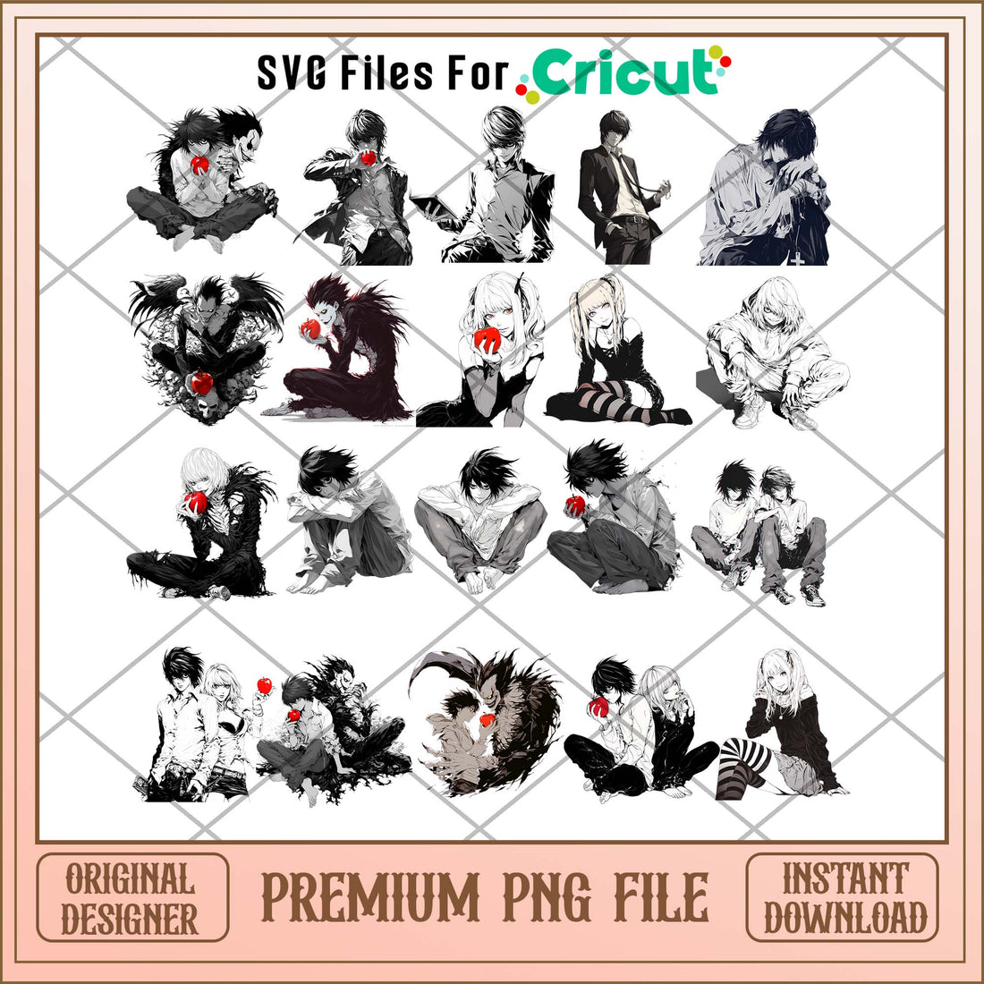 Death Note png bundle, Anime movies bundle, Anime png – svg files for ...