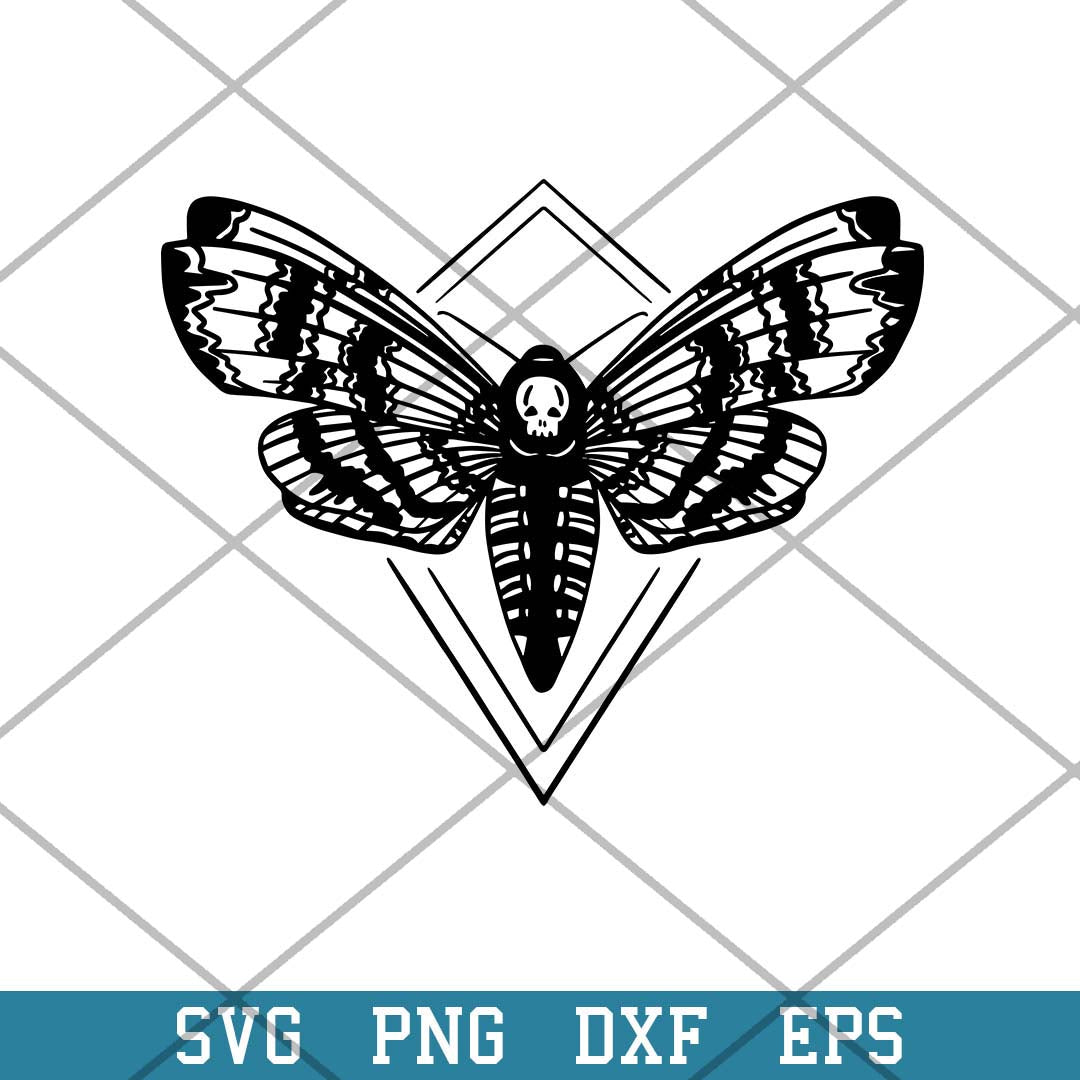 Death_s Head Hawkmoth Halloween Svg, Halloween Svg-Svgfilesforcricut