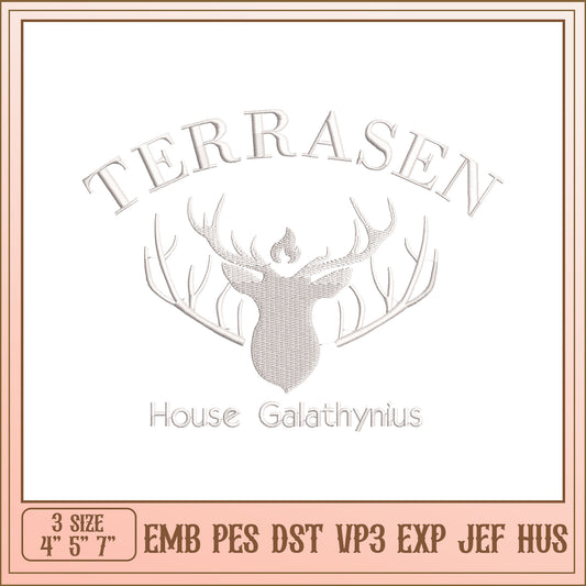 Deer Antler Embroidery Design - 3 Sizes