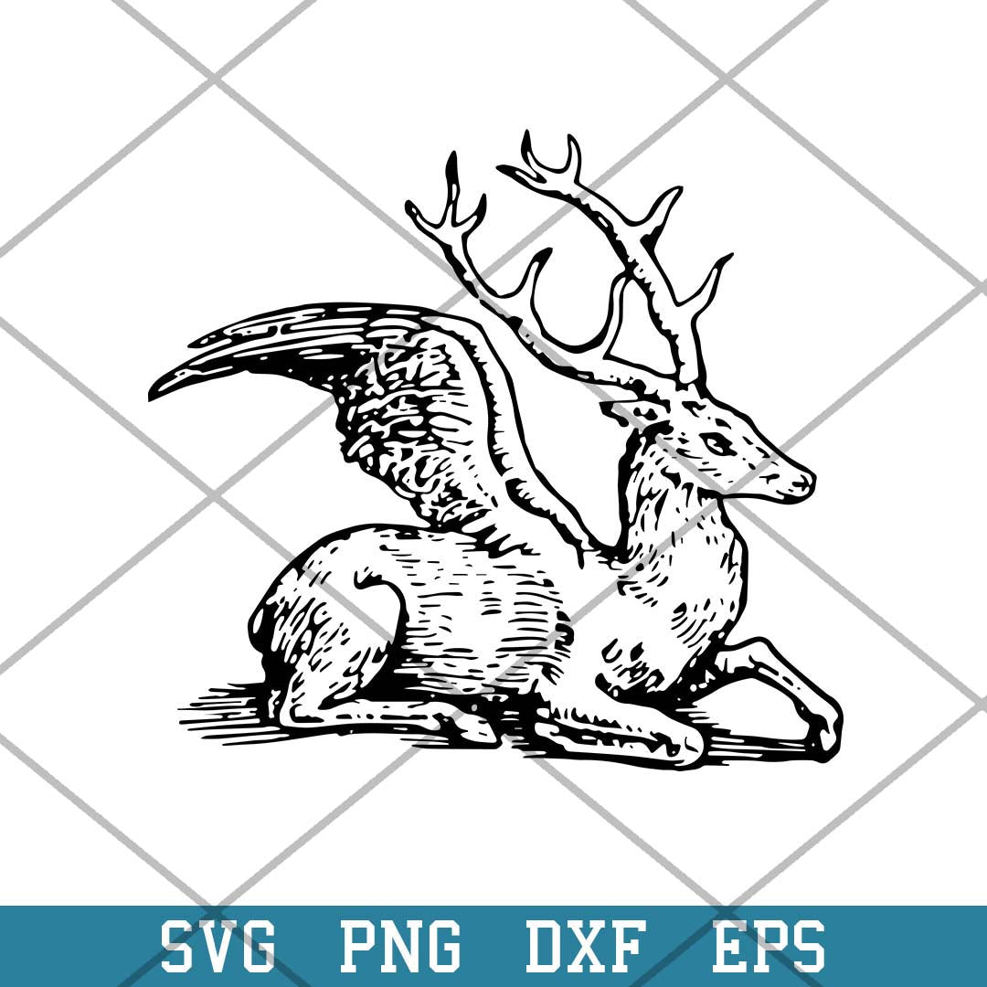 Deer Of Flight Classic Halloween Svg,  Halloween Svg-Svgfilesforcricut