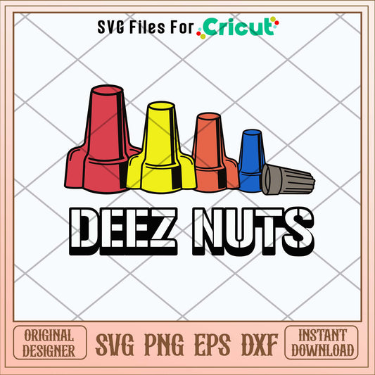 Deez Nuts Electrician Svg-Svgfilesforcricut