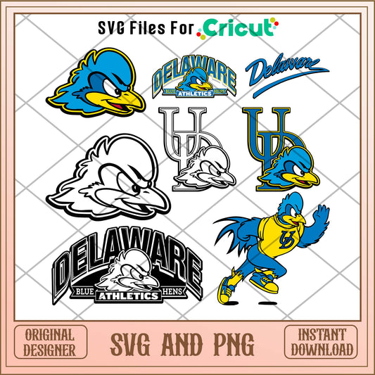 Delaware Blue Hens svg, Delaware Blue Hens svg bundle, NCAA svg