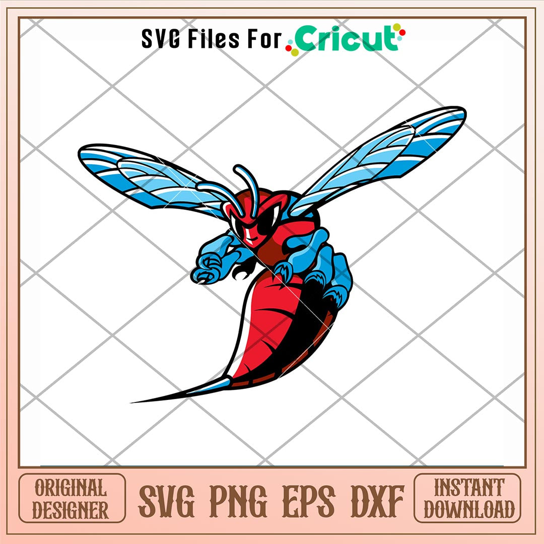 Delaware State Hornets Logo Svg, Delaware State Hornets Svg, NCAA Svg