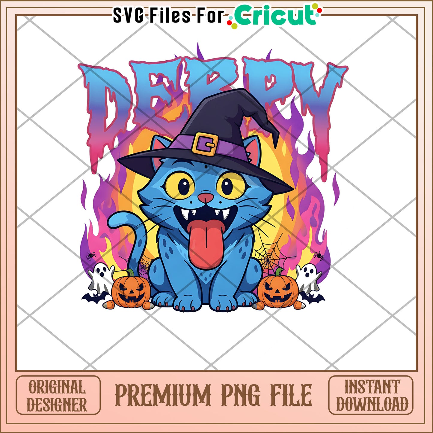 Demon Hunters Tiger Halloween png, demon hunters png, halloween time png