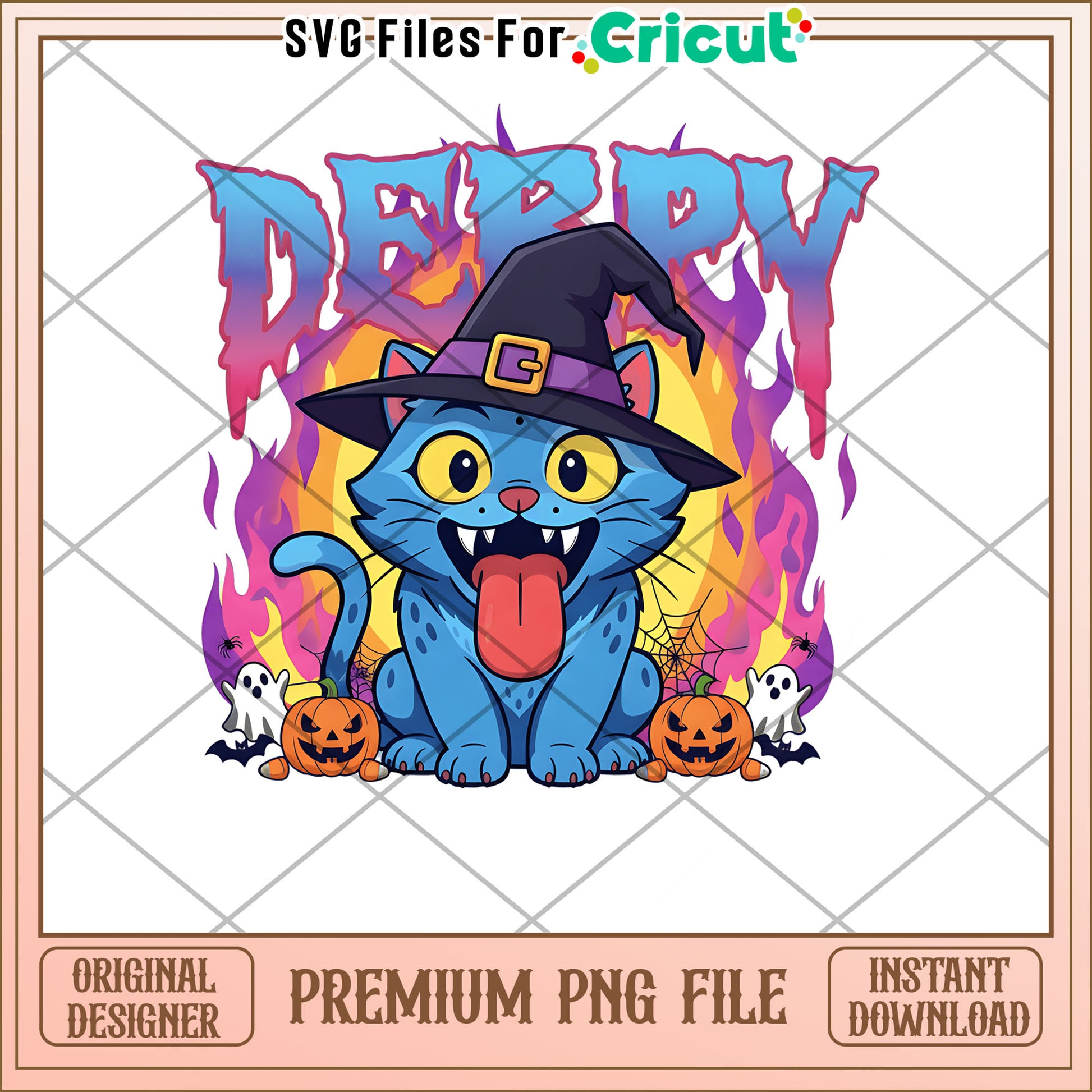 Demon Hunters Tiger Halloween png, demon hunters png, halloween time png