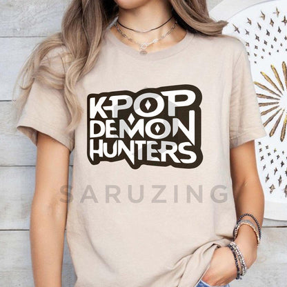 Demon hunters logo bundle svg, korean band bundle png, gothic warrior bundle png