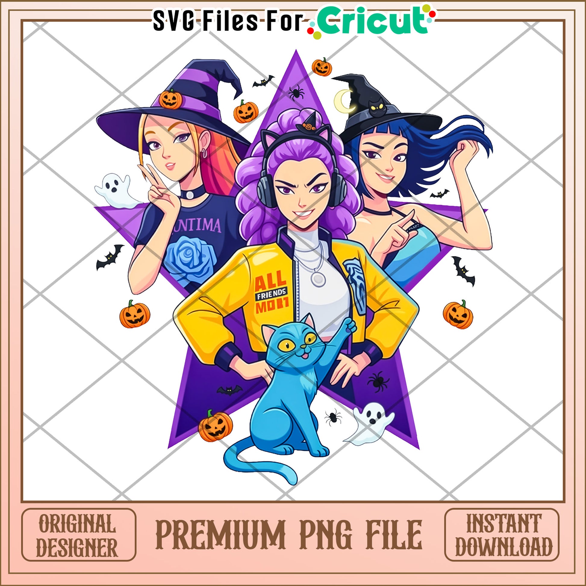 Demon hunters png, halloween jokes​ png, halloween drawings​ png