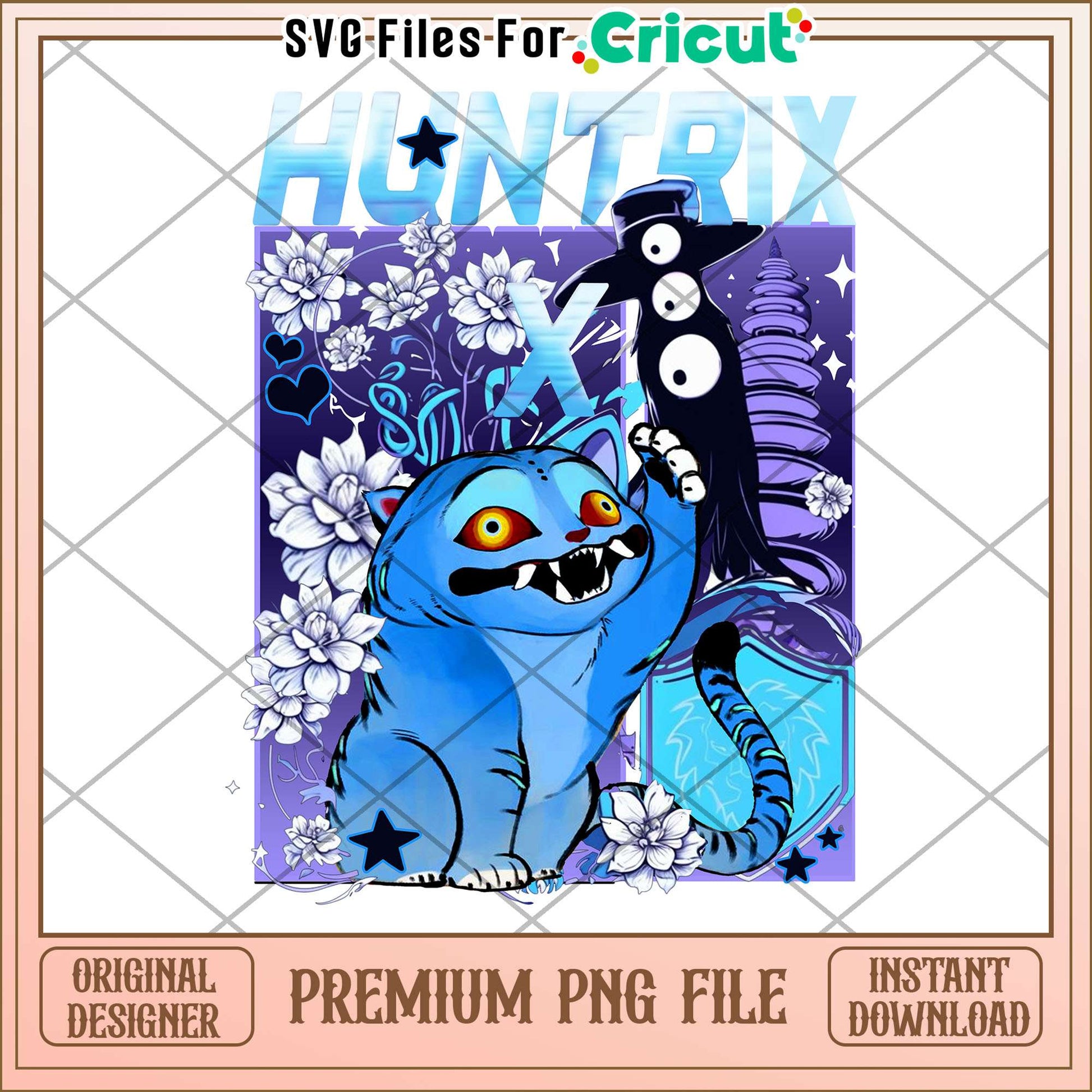 Demon hunter tiger back png, mystical tiger design png, powerful back graphic png