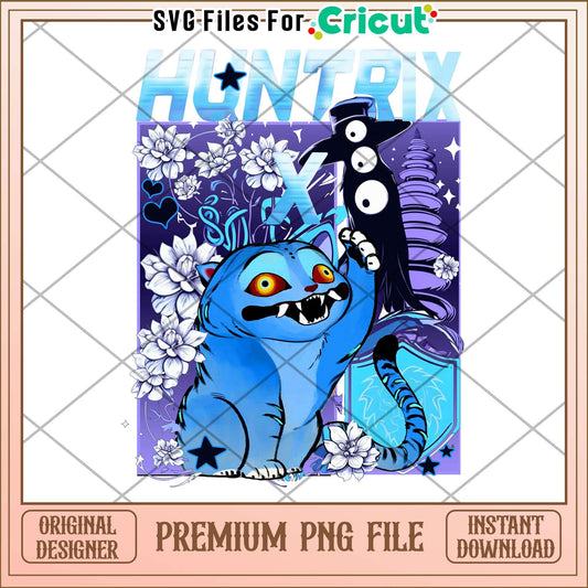 Demon hunter tiger back png, mystical tiger design png, powerful back graphic png