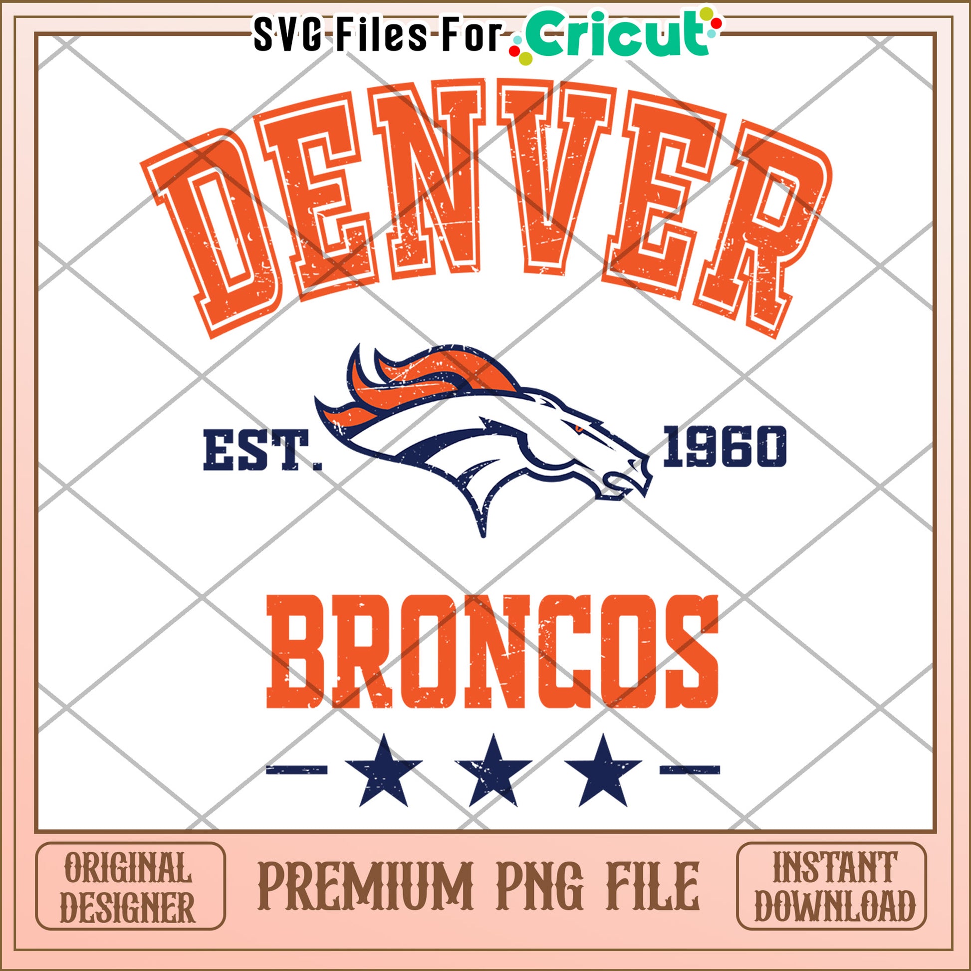 Denver Broncos PNG Design, perfect for Cricut projects online