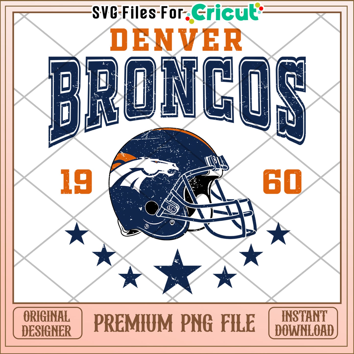 Denver Broncos PNG Design for Cricut, perfect for sports fans