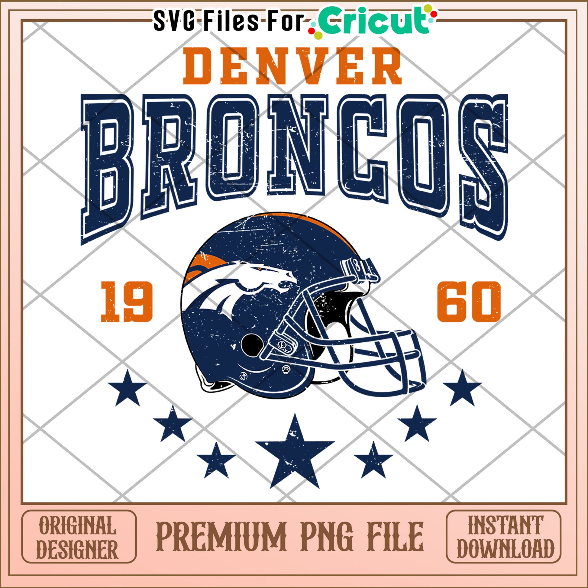 Denver Broncos PNG Design for Cricut, perfect for sports fans