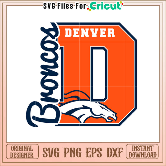 Denver Broncos SVG Design Download