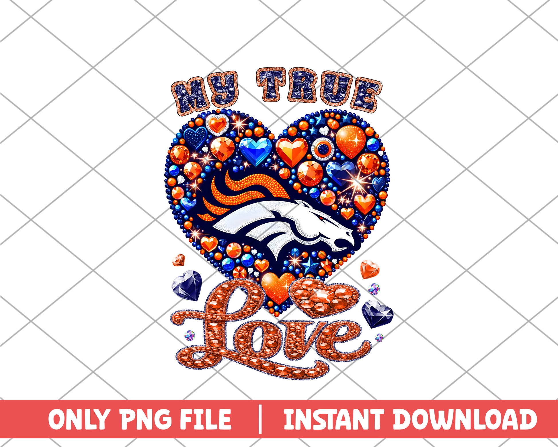 Denver Broncos my true love png, Denver Broncos png