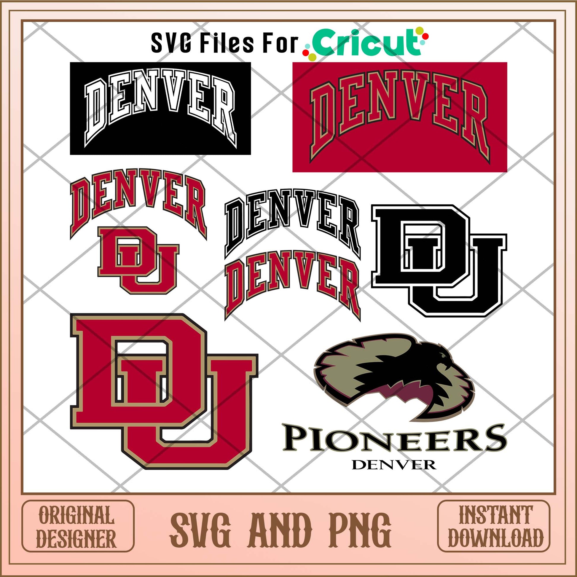 Denver Pioneers svg, Denver Pioneers svg bundle, NCAA svg 