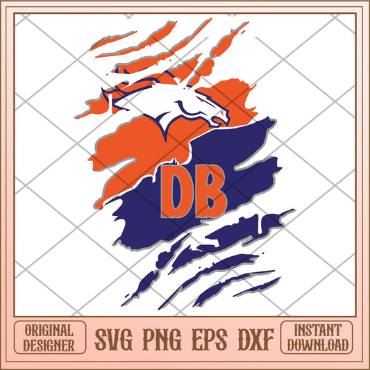 Denver Broncos Cleveland Browns svg, ncaa characters svg, digital download