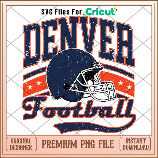 Denver football helmet png, Denver Broncos png, NFL png