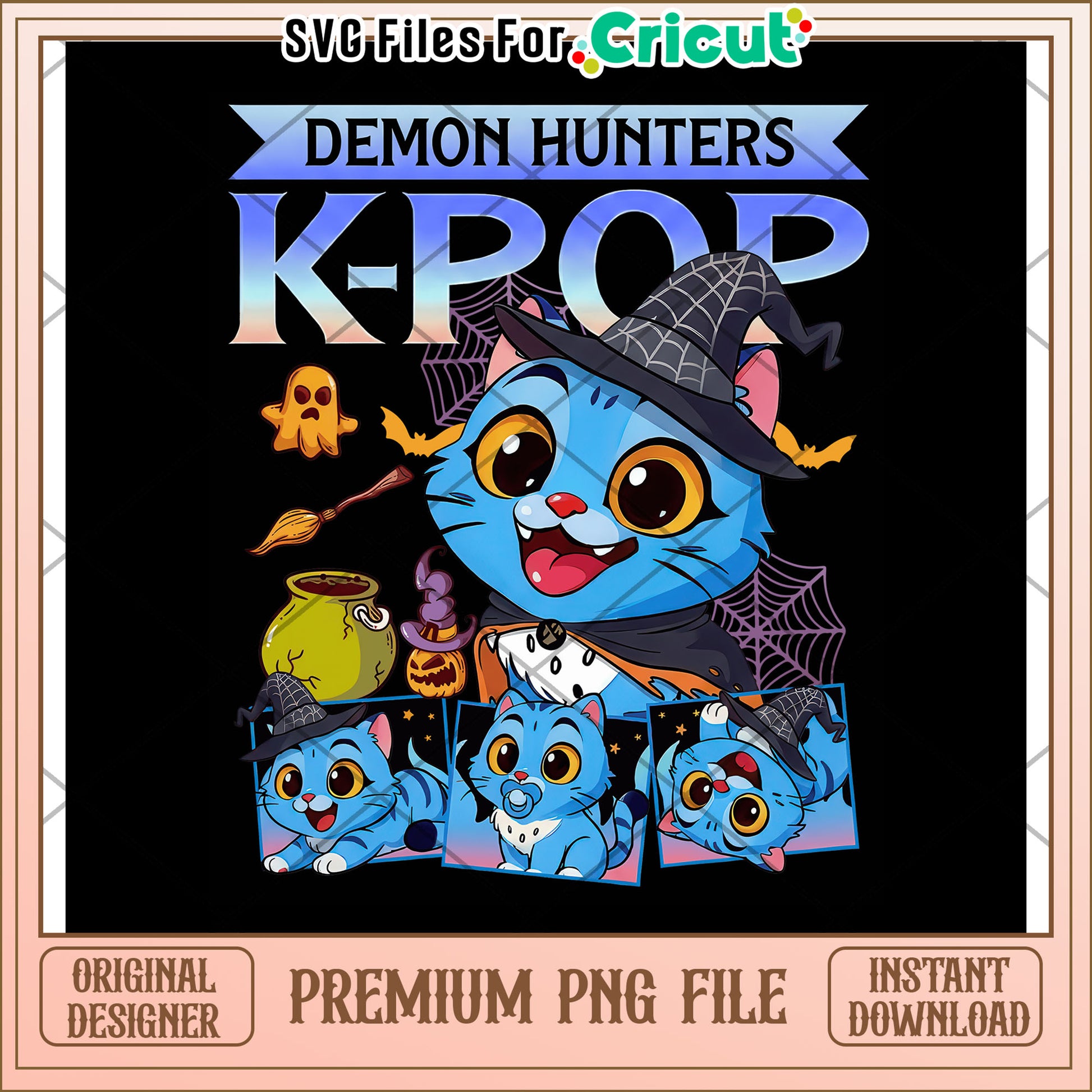 Derpy Halloween Kpop Demon Hunter png, kpop demon hunters png, halloween png