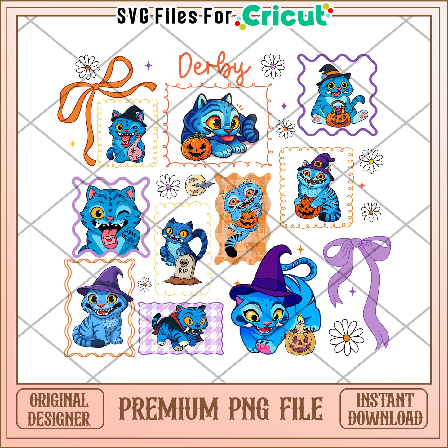 Derpy Kpop Demon Hunters Halloween Doodle Style png, demon hunters png, halloween time png