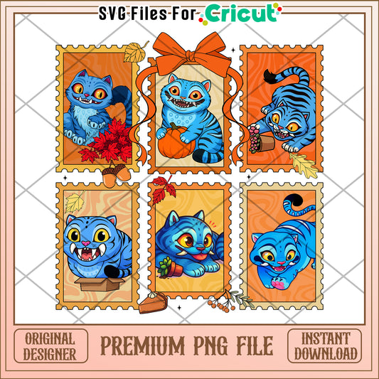 Derpy Kpop Demon Hunters Halloween Stamp png, kpop cartoon png, halloween season png