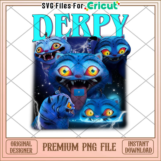 Derpy blue tiger png, kpop demon hunter png, demon idol png