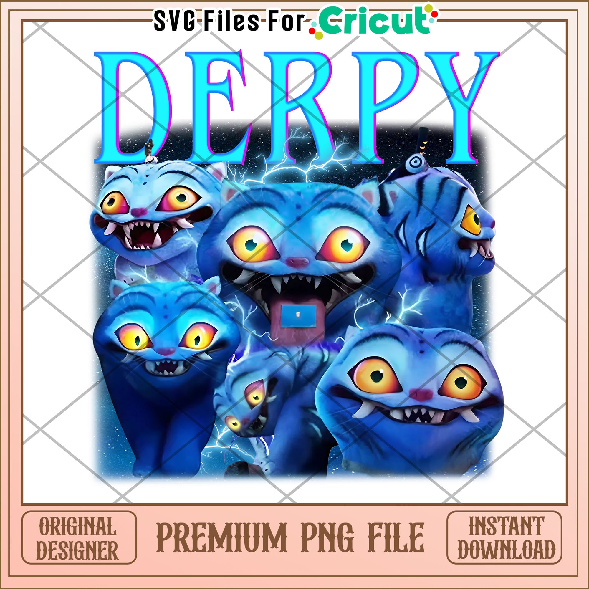 Derpy funny tiger png, huntrix tiger png, saja boys toys png – svg ...