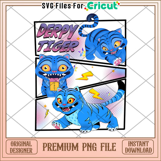 Derpy tiger png, huntrix members png, huntrix toys png