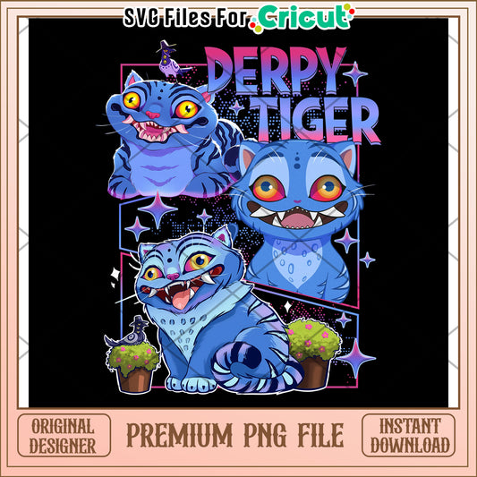 Derpy tiger png, huntrix tiger png, saja boys toys png