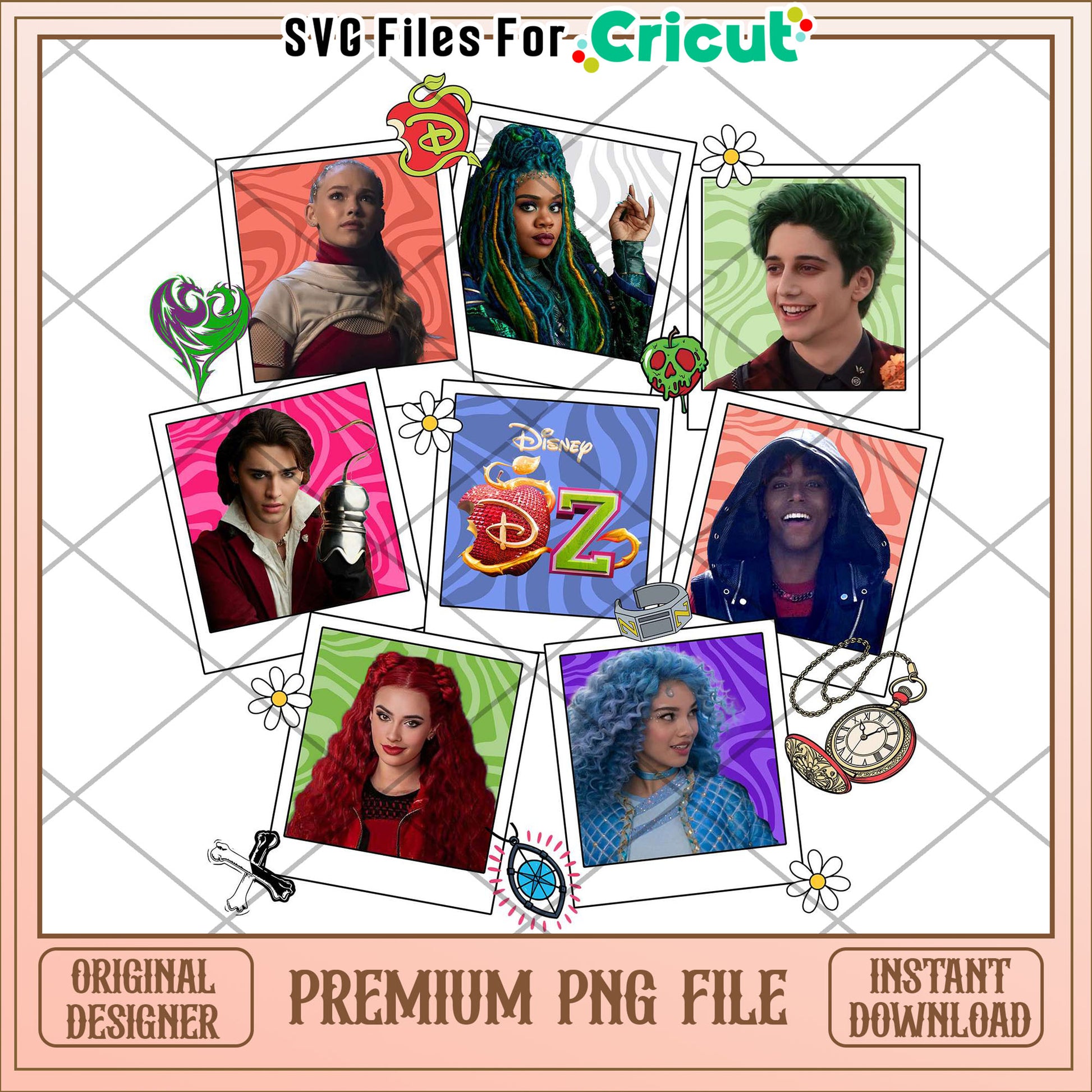 Descendants zombies disney tour png, disney mashup png, teen fantasy concert png