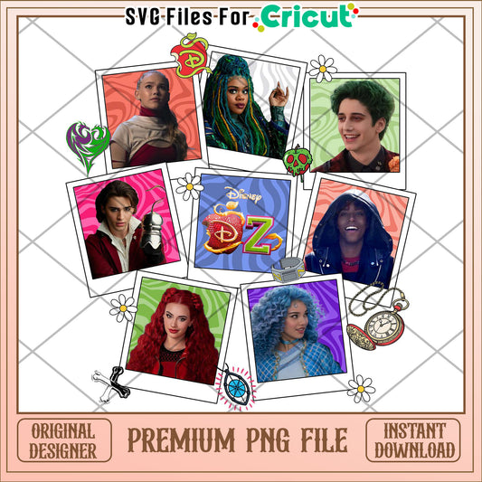 Descendants zombies disney tour png, disney mashup png, teen fantasy concert png