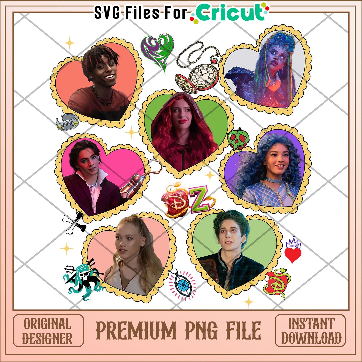 Descendant zombies disney tour png, disney mashup png, teen concert style png