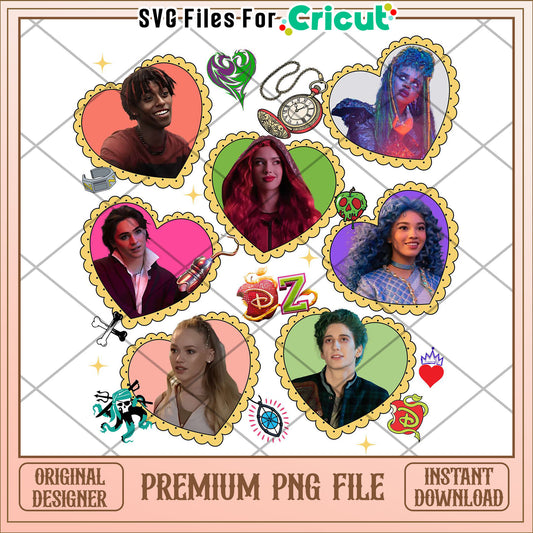 Descendant zombies disney tour png, disney mashup png, teen concert style png