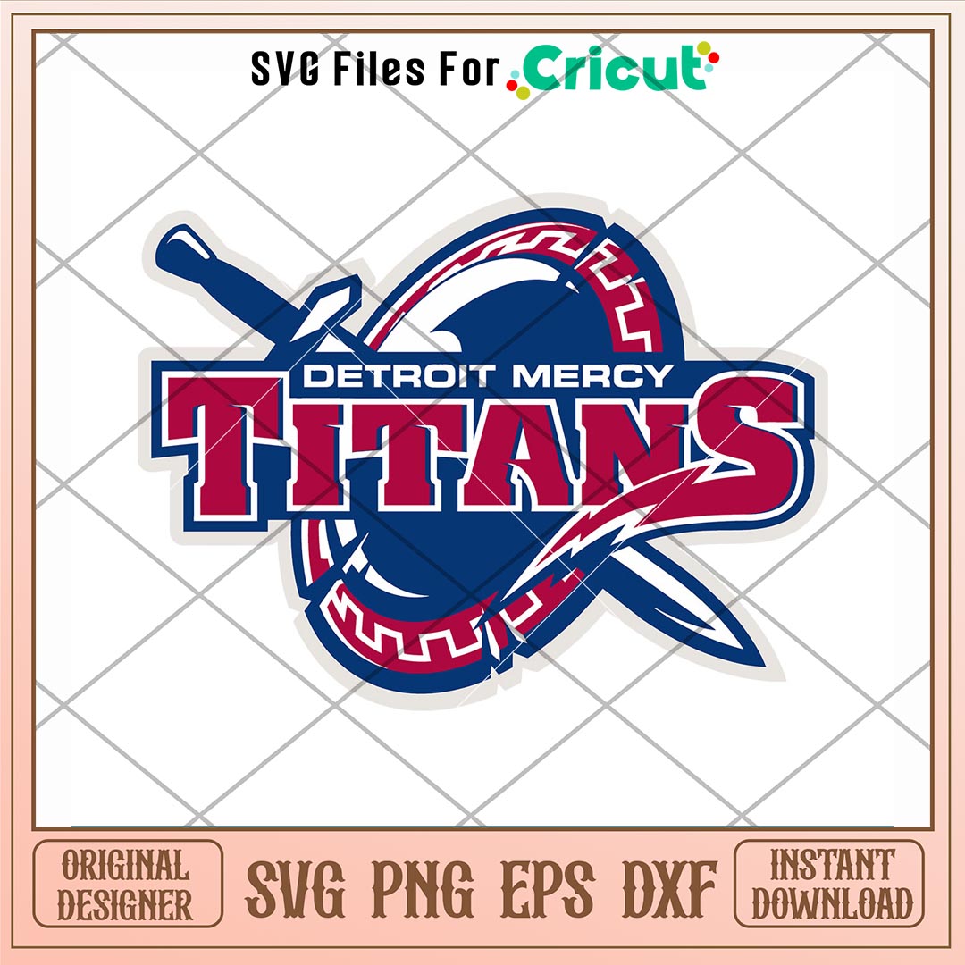 Detroit Titans Logo Svg, Detroit Titans Svg, NCAA Svg