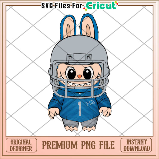 Detroit lions labubu png, nfl teams png, national football league png