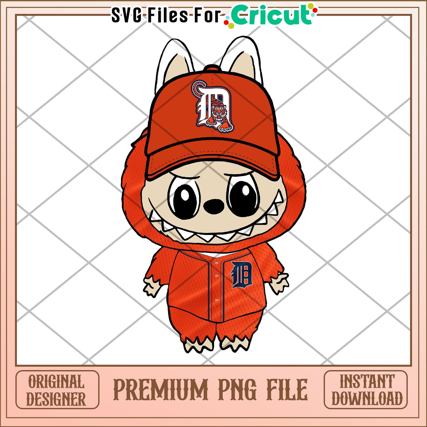 Detroit tigers labubu png, mlb teams png, mlb american png