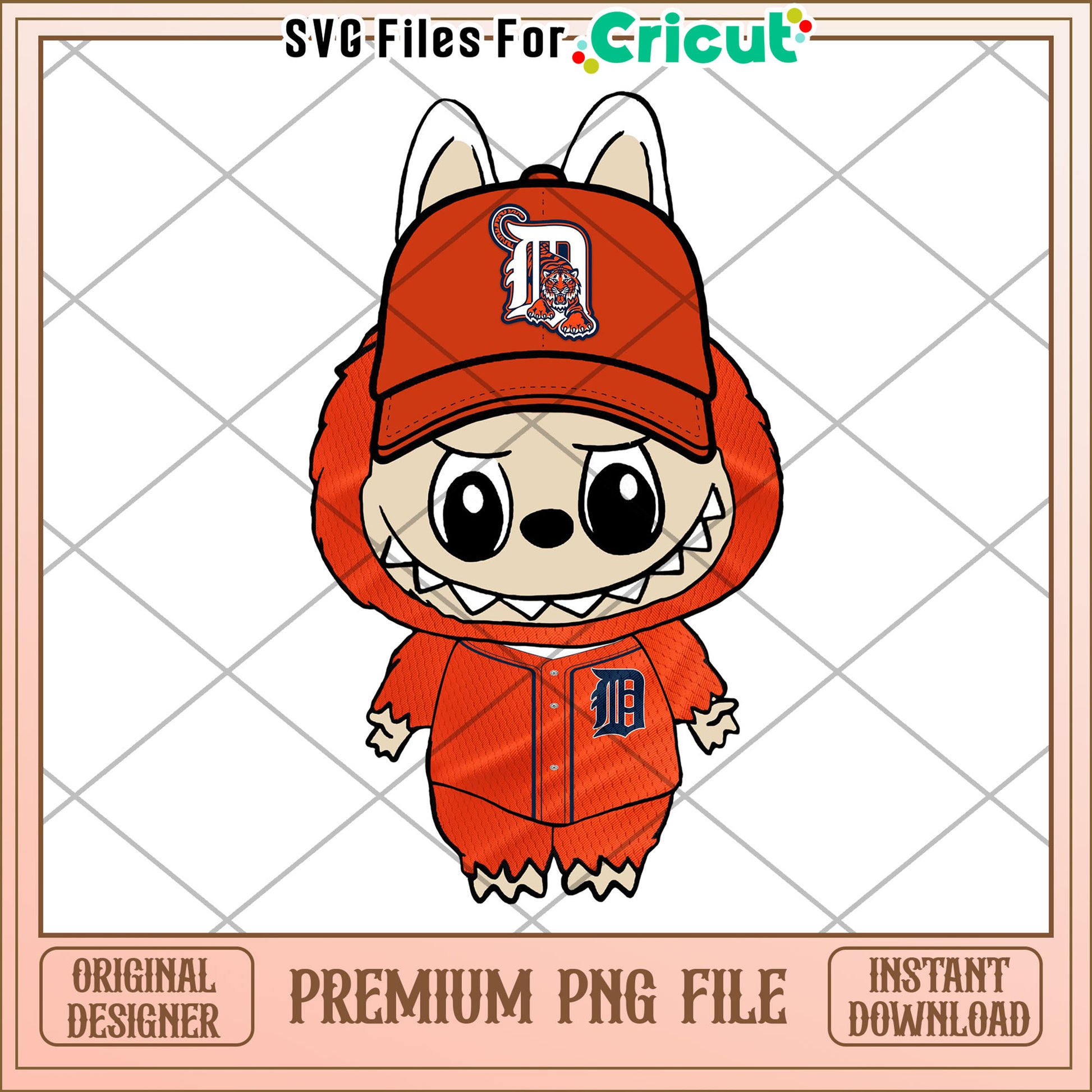 Detroit tigers labubu png, mlb teams png, mlb american png