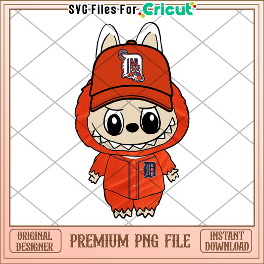 Detroit tigers labubu png, mlb teams png, mlb american png