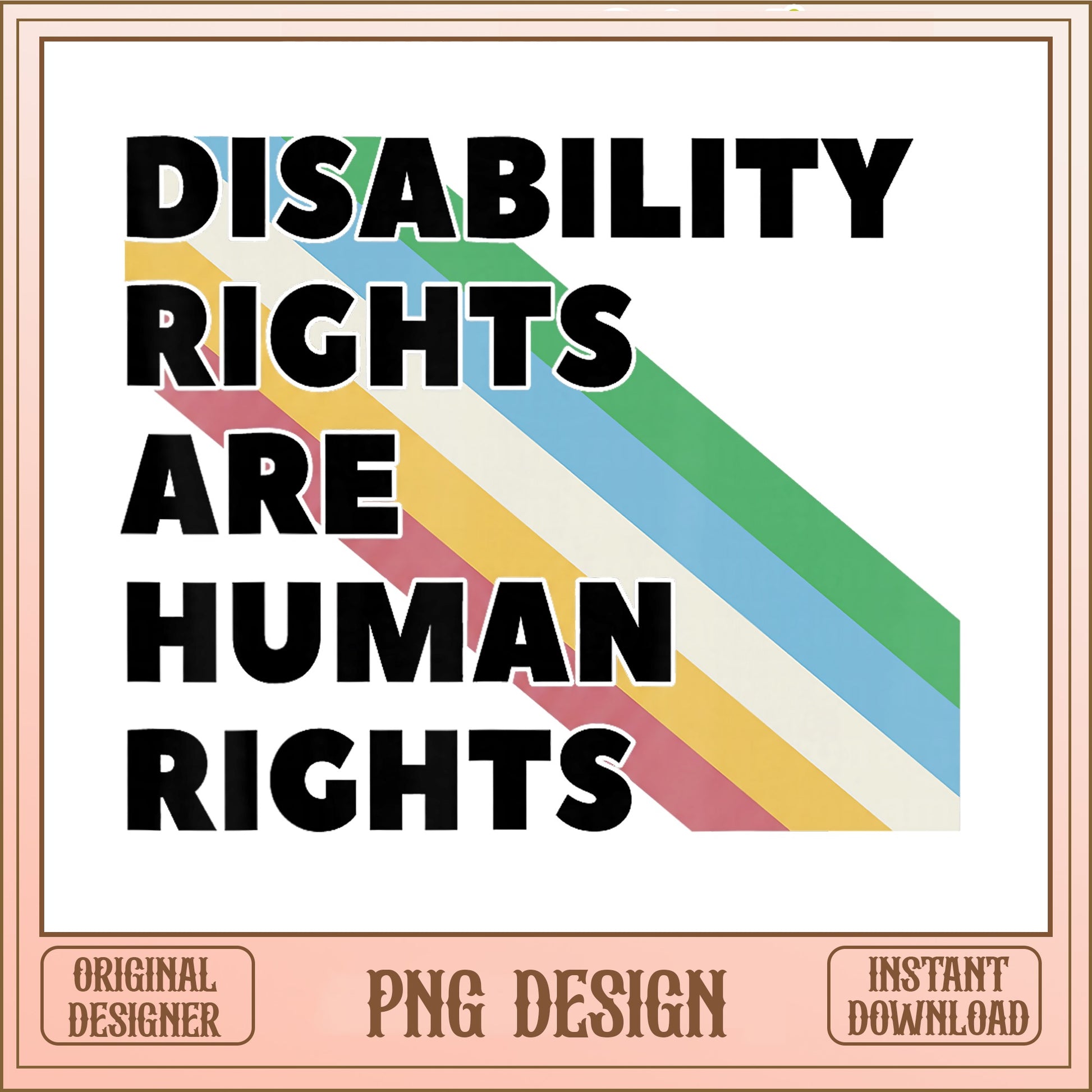 Disability Rights Are Human Rights PNG, Disability PNG, Awareness PNG