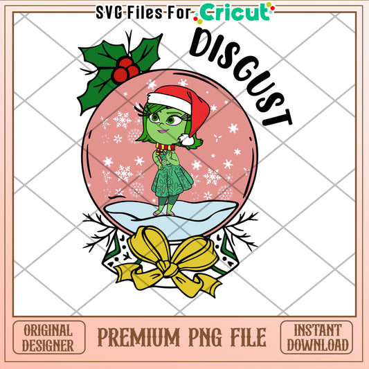 Disgust Christmas PNG Sublimation