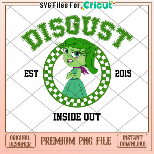 Disgust Inside Out PNG Cricut Design