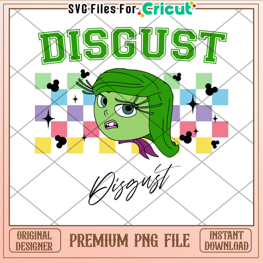 Disgust PNG Cricut File Instant Download