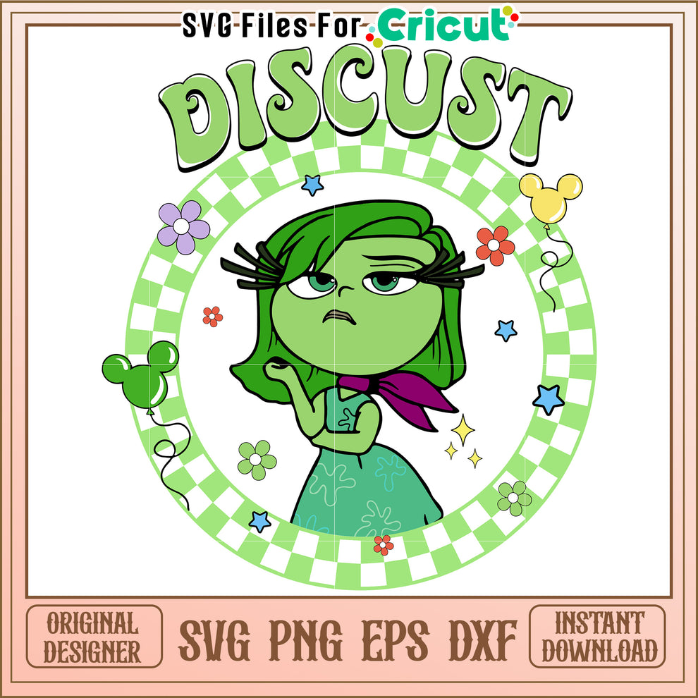 Disgust SVG Design Instant Download – svg files for cricut
