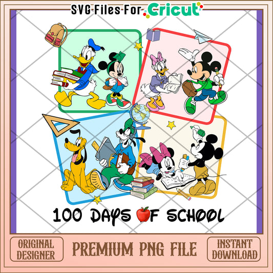 Disney 100 Days School PNG