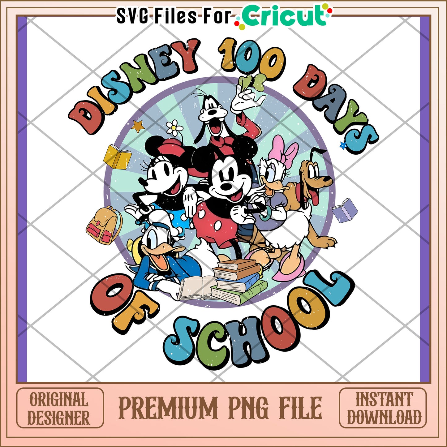 Disney 100 Days of School PNG