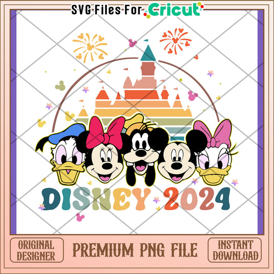 Disney 2024 Character PNG Design for Fans